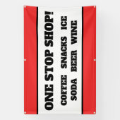 One Stop Shop Winkel Banner (Verticaal)