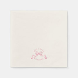 One Sweet Beginning | Roze en Witte Trouwfavoriet Servet