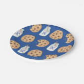 One Sweet Boy Cookie Pattern Eerste Verjaardag Papieren Bordje (Gekanteld)