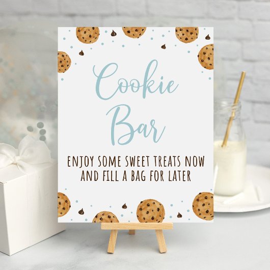 One Sweet Cookie Bar Verjaardagsbord Poster