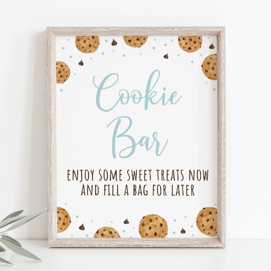 One Sweet Cookie Bar Verjaardagsbord Poster