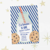 One Sweet Cookie Blue Boys Eerste Verjaardag Kaart