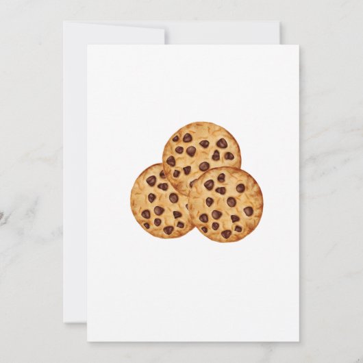 One Sweet Cookie Boy First Birthday Kaart (Achterkant)