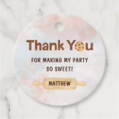One Sweet Cookie Eerste Verjaardagsfeestje Bedankjes Labels (Voorkant)