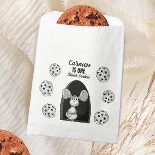 One Sweet Cookie Muis Eerste Verjaardag Bedankzakje