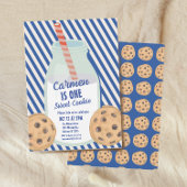 One Sweet Cookie Navy Blue Eerste Verjaardag Kaart