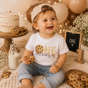 "One Sweet" Eerste Verjaardag Jongens T-Shirt   Me
