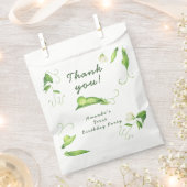 One Sweet Pea First Birthday Bedankzakje (Geknipt)