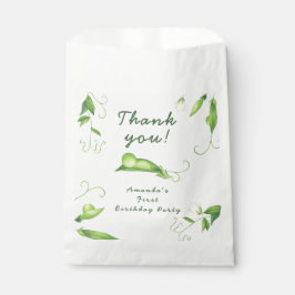 One Sweet Pea First Birthday Bedankzakje