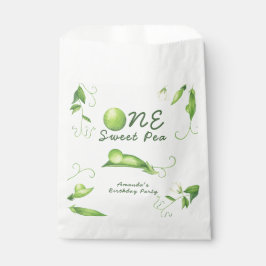 One Sweet Pea First Birthday Bedankzakje