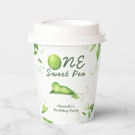 One Sweet Pea First Birthday Papieren Bekers