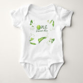 One Sweet Pea First Birthday Romper (Voorkant)