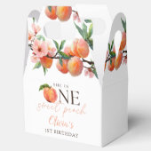 One Sweet Peach 1e verjaardag Bedankdoosjes (Geopend)
