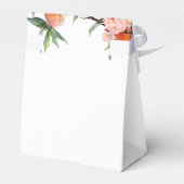 One Sweet Peach 1st Birthday  Bedankdoosjes (Achterkant)