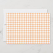 One Sweet Peach Girl 1e verjaardag foto Kaart (Achterkant)