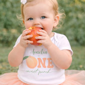 One Sweet Peach Girls First Birthday
