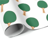 One Table Tennis Bats Cadeaupapier (Rol Hoek)