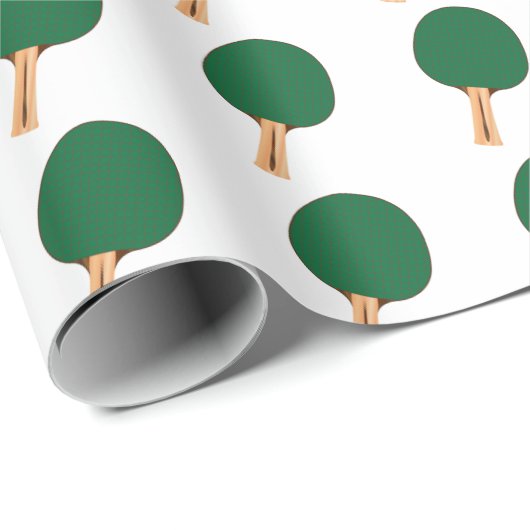 One Table Tennis Bats Cadeaupapier (Rol Hoek)