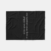 One Tantrum Away From A Grippy Sock Vacay Vacation Fleece Deken (Voorkant (Horizontaal))