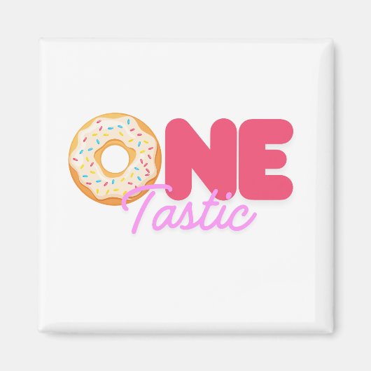 One-tastisch | Eerste verjaardag magneet (Voorkant)