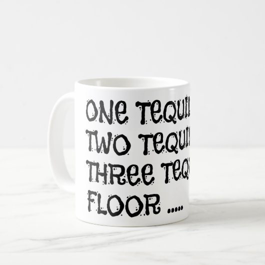 One Tequila Two Tequila Koffiemok (Voorkant links)