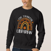 One Thankful Librarian Teacher Rainbow Leopard Tha Trui (Voorkant)