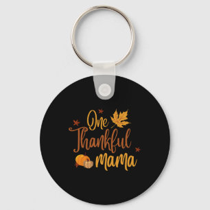 One Thankful Mama Autumn Herfst Moeder Thanksgivin Sleutelhanger