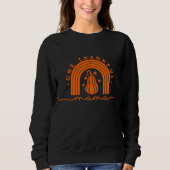 One Thankful Mama Typografie Sweatshirt (Voorkant)