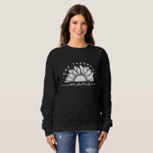 One Thankful Mama Typografie Sweatshirt (Voorkant volledig)