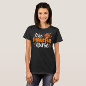 One Thankful Nurse Thanksgiving Turkey Nursing Scr T-shirt (Voorkant volledig)