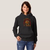 One Thankful Teacher Thanksgiving Rainbow Turkey A Hoodie (Voorkant volledig)