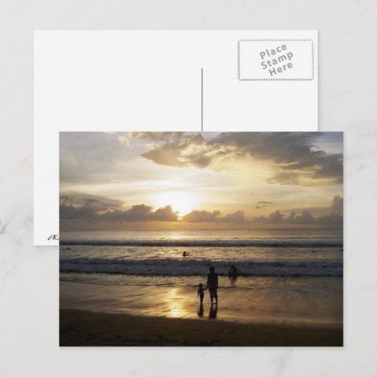 One Time Briefkaart (Voorkant / Achterkant)