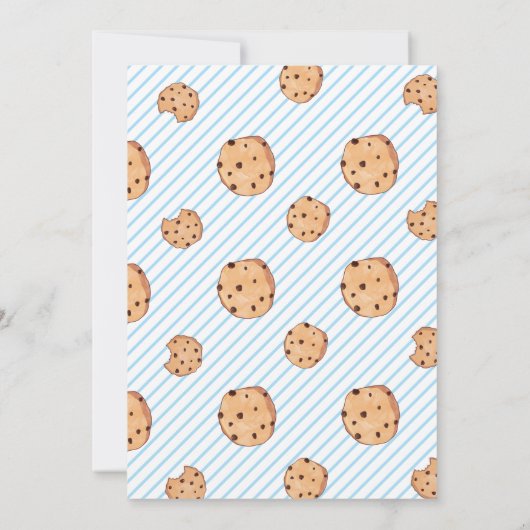 One Tough Cookie Blue eerste verjaardag Kaart (Achterkant)