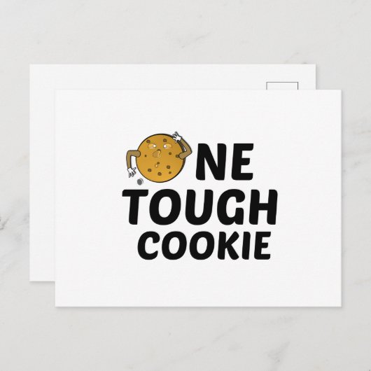 ONE TOUGH COOKIE BRIEFKAART (Voorkant / Achterkant)