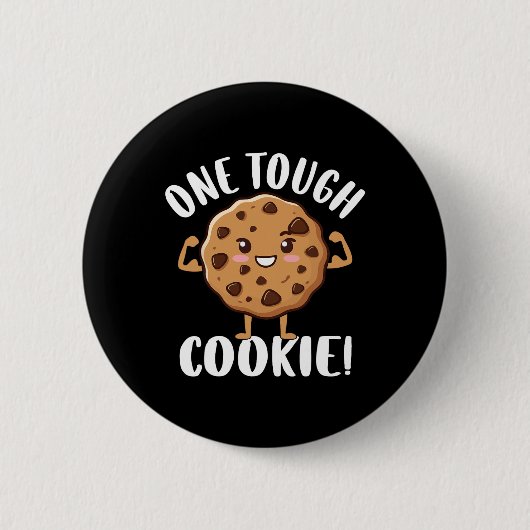 One Tough Cookie Ronde Button 5,7 Cm (Voorkant)