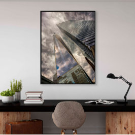 One Tower New York City Manhattan Afbeelding Poster