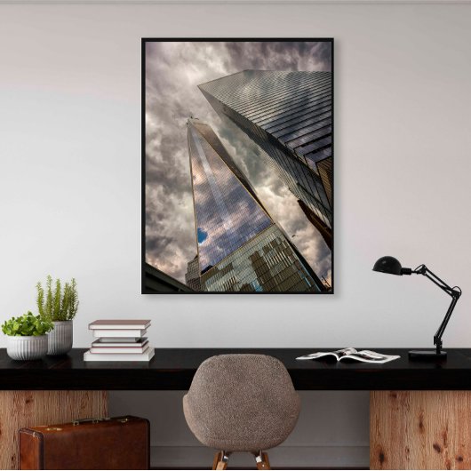 One Tower New York City Manhattan Afbeelding Poster