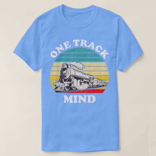 One Track Mind Funny Locomotive Train Lover T-shirt (Design voorkant)