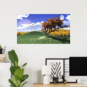 One Tree Hill Print (Thuiskantoor)