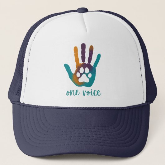 One Voice Trucker Hat Pet (Voorkant)