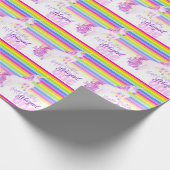 One waterverf-verpakkingsartikel voor de eerste ve cadeaupapier (Hoek)