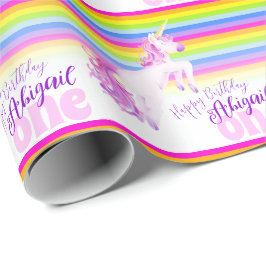 One waterverf-verpakkingsartikel voor de eerste ve cadeaupapier
