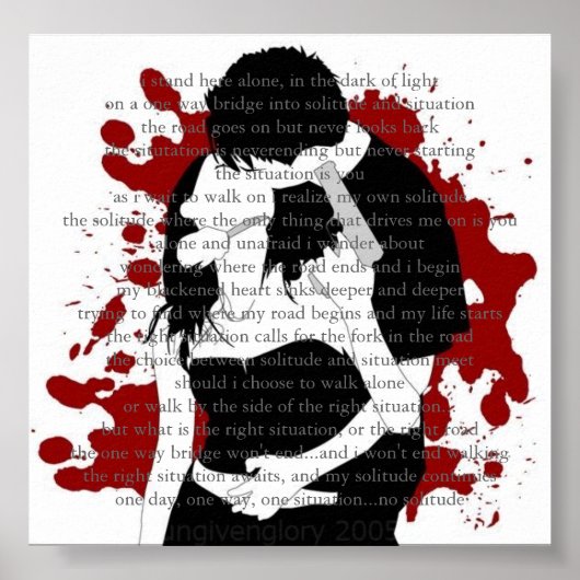 One Way Bridge Poster (Voorkant)