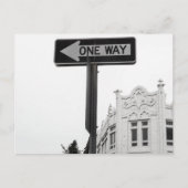 One Way Briefkaart (Voorkant)
