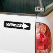 One Way Bumpersticker (Op Truck)