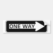 One Way Bumpersticker (Voorkant)