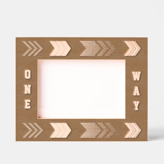 One Way Etched Wooden Frame Engraved Frames Gegraveerde Lijstjes