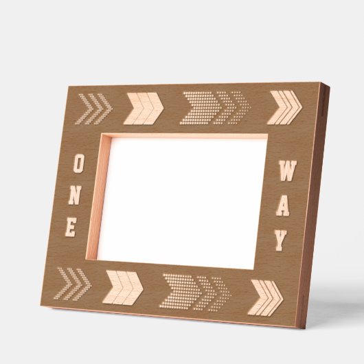 One Way Etched Wooden Frame Engraved Frames Gegraveerde Lijstjes (Links)