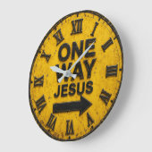 One Way Jesus Grote Klok (Hoek)