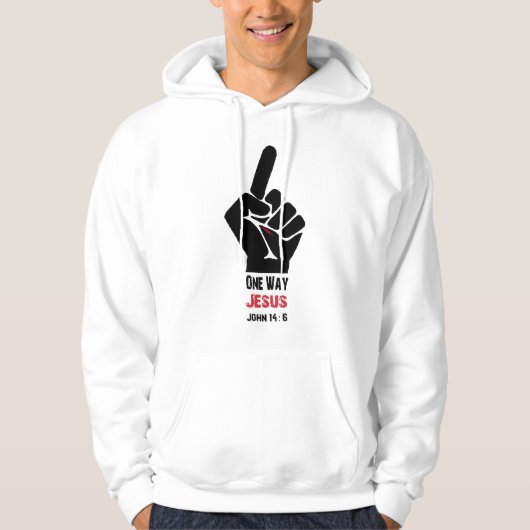 One Way Jesus Hoodie (Voorkant)